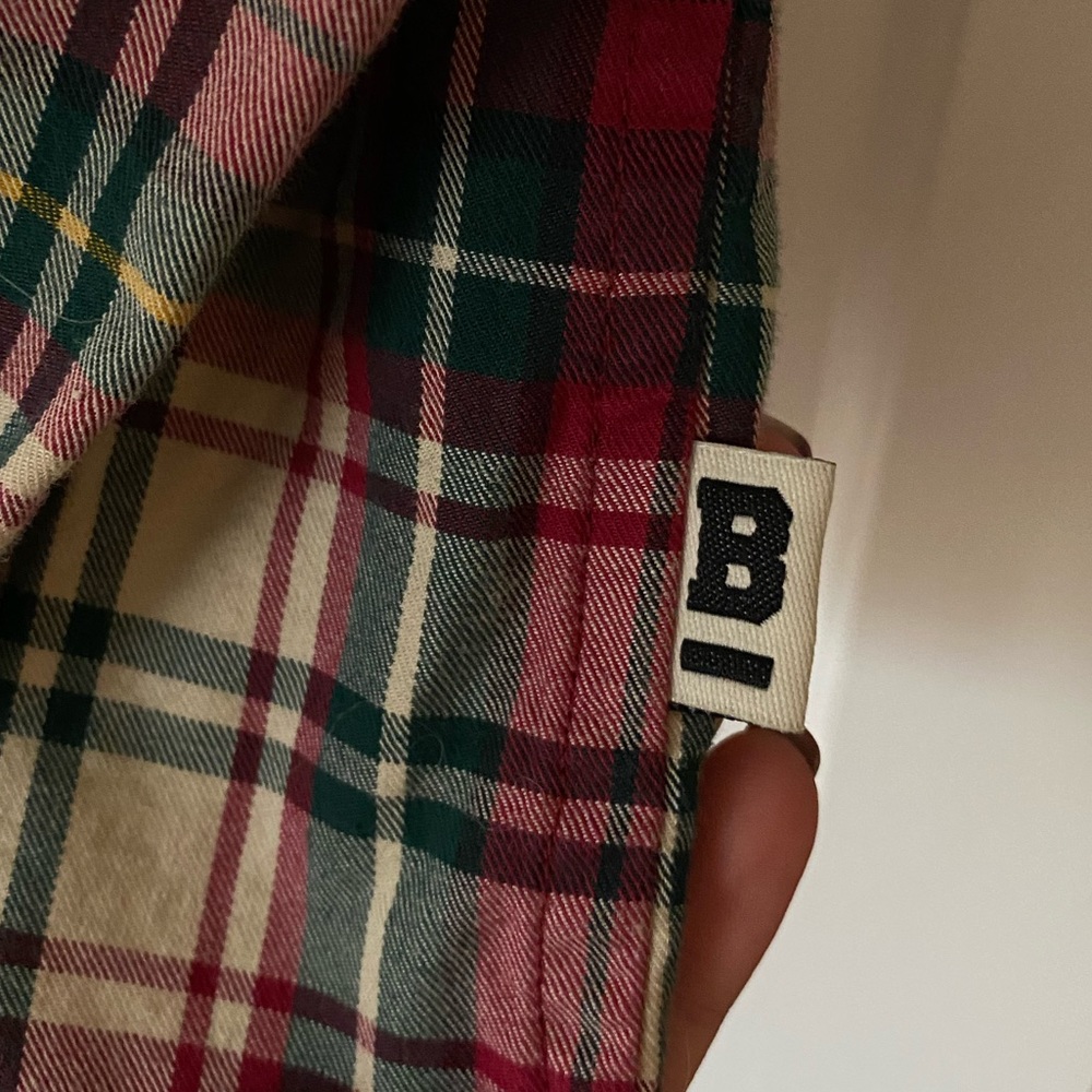 Bodega Elbow Patch Plaid Button-Up - image 5